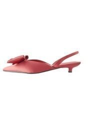 fuchsia Leder Pumps von NEXT