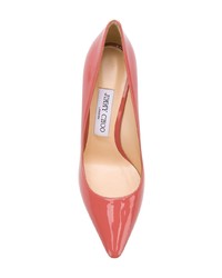 fuchsia Leder Pumps von Jimmy Choo