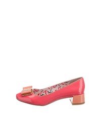 fuchsia Leder Pumps von Ruby Shoo