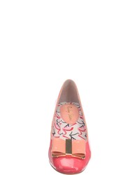 fuchsia Leder Pumps von Ruby Shoo