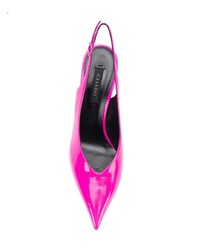 fuchsia Leder Pumps von Casadei