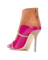 fuchsia Leder Stiefeletten von Malone Souliers