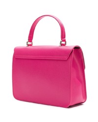 fuchsia Leder Umhängetasche von Furla