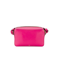 fuchsia Leder Umhängetasche von Anya Hindmarch