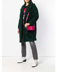 fuchsia Leder Umhängetasche von Marc Jacobs