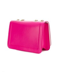 fuchsia Leder Umhängetasche von Salvatore Ferragamo