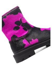 fuchsia Lederarbeitsstiefel von CamperLab