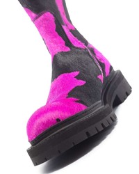 fuchsia Lederarbeitsstiefel von CamperLab