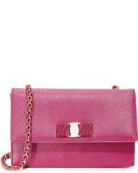 fuchsia Ledertaschen von Salvatore Ferragamo