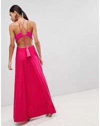 fuchsia Maxikleid von Asos