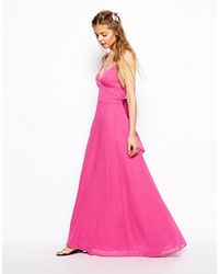 fuchsia Maxikleid von Asos