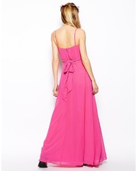 fuchsia Maxikleid von Asos