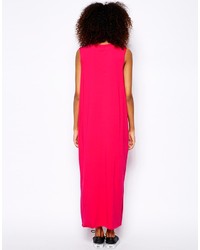 fuchsia Maxikleid