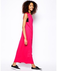 fuchsia Maxikleid