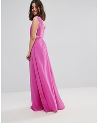 fuchsia Maxikleid von Asos