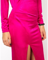 fuchsia Maxikleid von Asos