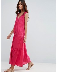 fuchsia Maxikleid von Asos