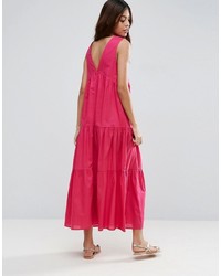 fuchsia Maxikleid von Asos