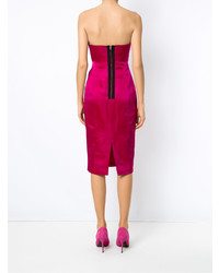 fuchsia Midikleid von Tufi Duek