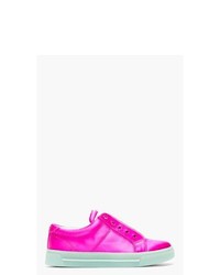 fuchsia niedrige Sneakers von Marc by Marc Jacobs