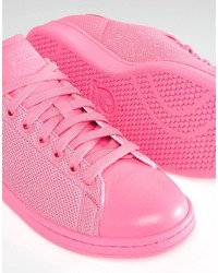 fuchsia niedrige Sneakers von adidas