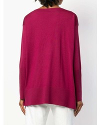 fuchsia Oversize Pullover von Agnona