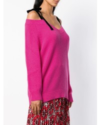 fuchsia Oversize Pullover von RED Valentino