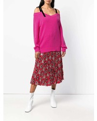 fuchsia Oversize Pullover von RED Valentino