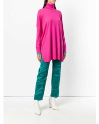 fuchsia Oversize Pullover von Emilio Pucci