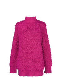 fuchsia Oversize Pullover von Marni