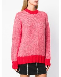 fuchsia Oversize Pullover von McQ Alexander McQueen