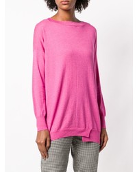 fuchsia Oversize Pullover von Snobby Sheep