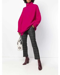 fuchsia Oversize Pullover von Erika Cavallini