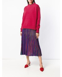 fuchsia Oversize Pullover von Marni