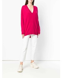fuchsia Oversize Pullover von Twin-Set
