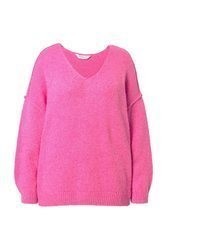 fuchsia Oversize Pullover von Studio Untold