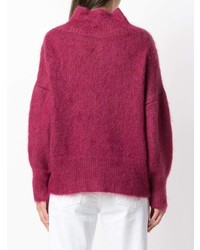 fuchsia Oversize Pullover von Agnona