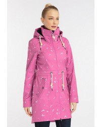 fuchsia Parka von SCHMUDDELWEDDA