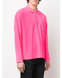 fuchsia Polo Pullover von Loewe