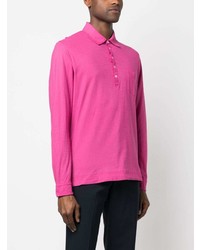 fuchsia Polo Pullover von Massimo Alba