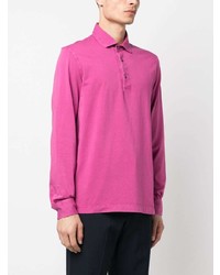 fuchsia Polo Pullover von Drumohr