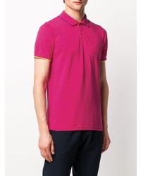 fuchsia Polohemd von Sun 68