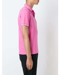 fuchsia Polohemd von Stone Island