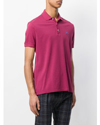 fuchsia Polohemd von Isaia