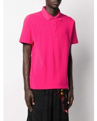 fuchsia Polohemd von Yohji Yamamoto