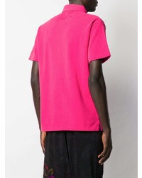 fuchsia Polohemd von Yohji Yamamoto