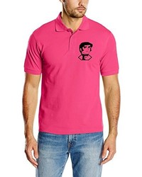 fuchsia Polohemd