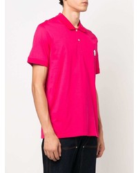 fuchsia Polohemd von Alexander McQueen