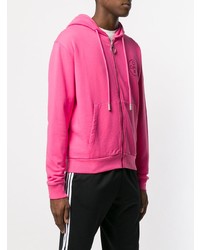 fuchsia Pullover mit einem Kapuze von Off-White