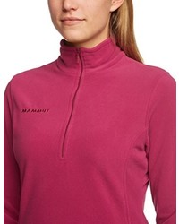 fuchsia Pullover mit einem Reißverschluß von Mammut